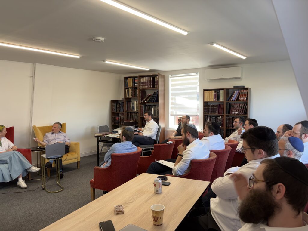 The Rabbinic Training Academy in a class with Shaul & Chana Rosenblatt