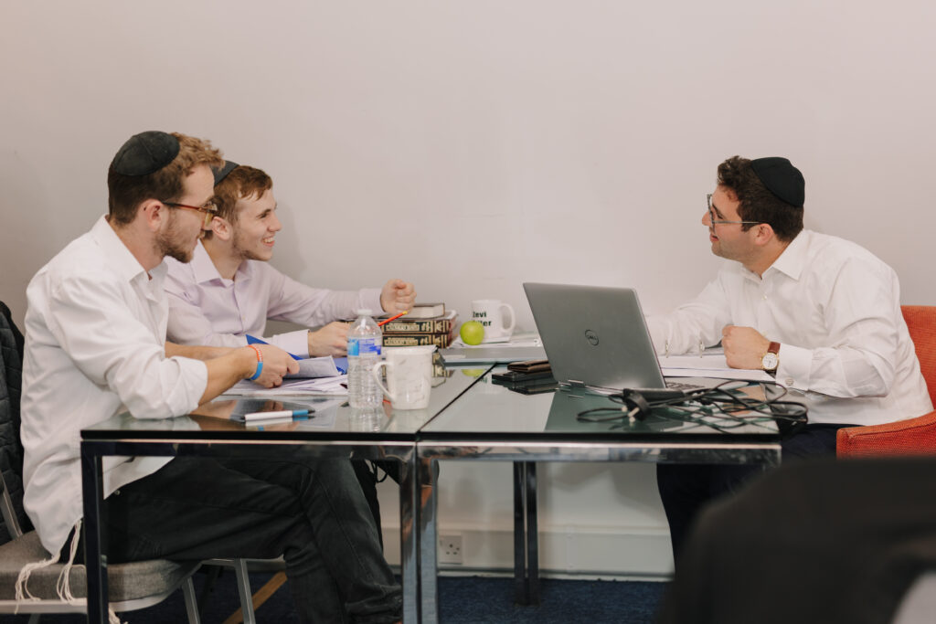 Rabbinic Training Academy students in discussion